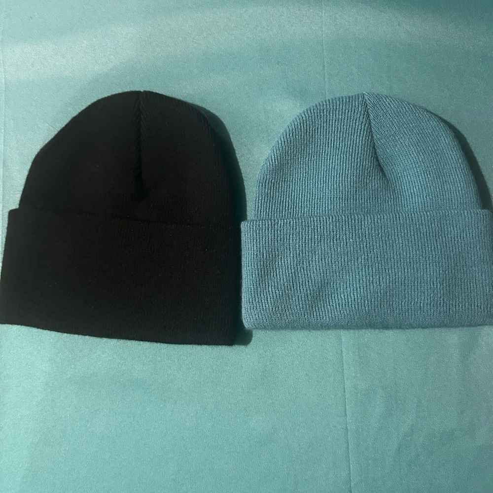 Carhartt Black and Teal Beanie Set new no tags never worn - Picture 2 of 4